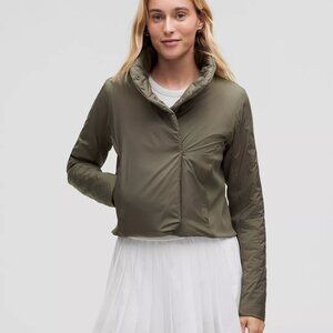 NWT lululemon Sleek City Jacket Army Green Size 8